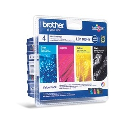 LC1100HYVALBP VALUE PACK CMYK Brother tusz Brother MFC-5895CW, DCP-6690CW MFC-6490CW MFC-6890CDW
